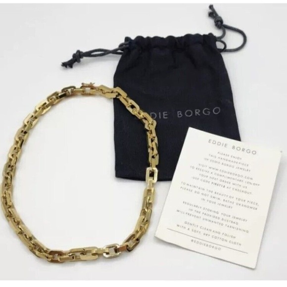 NEW Eddie Borgo supra link necklace - 17” - Picture 2 of 9